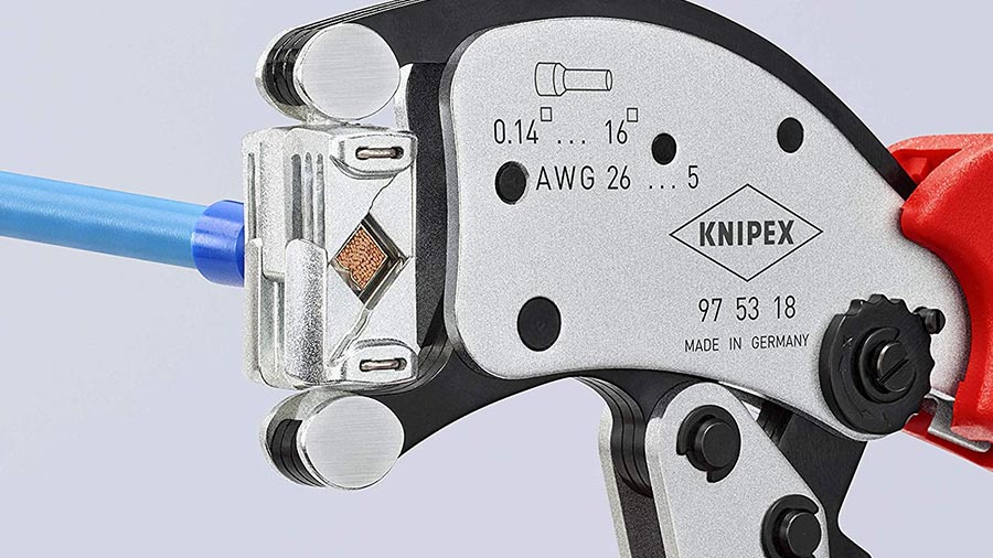 Pince à sertir auto-ajustable KNIPEX 97 53 18 240mm